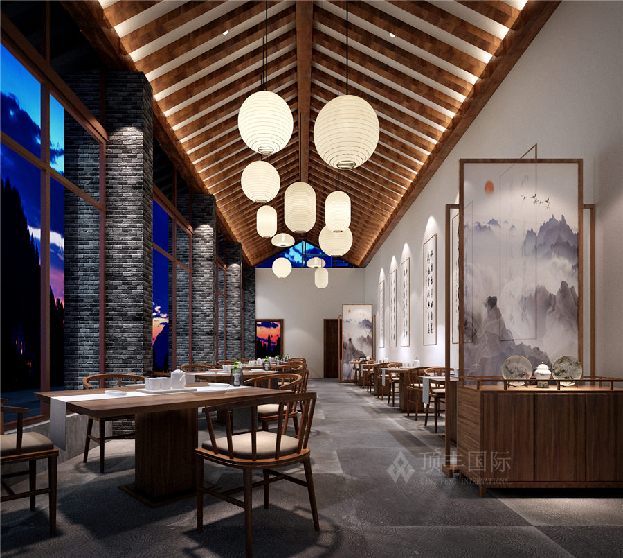 湖光山色中餐厅